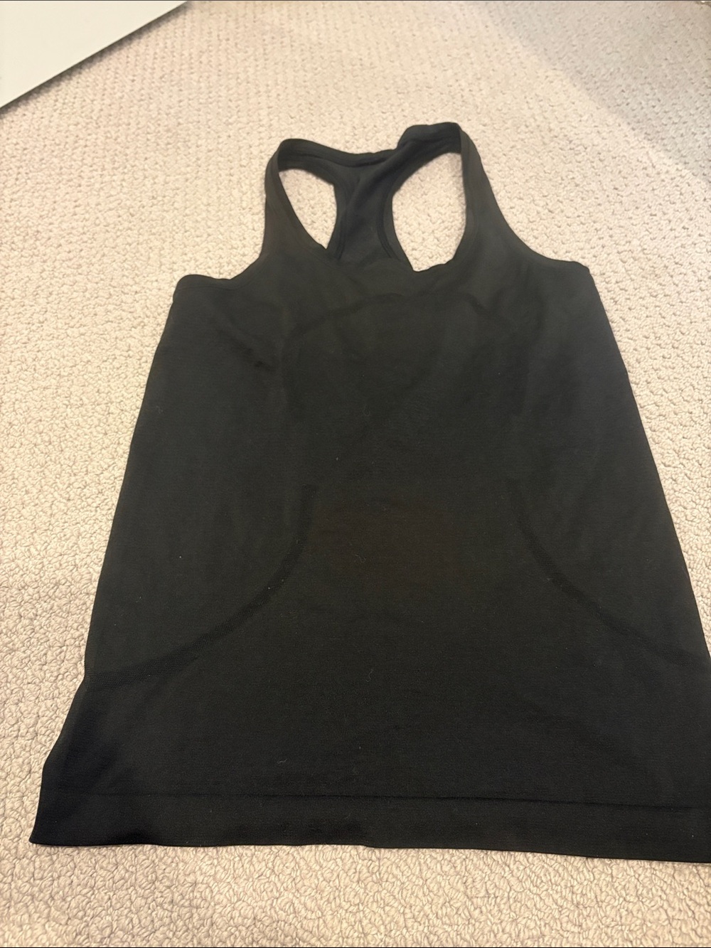 lululemon athletica Black Racerback Tank - Women's